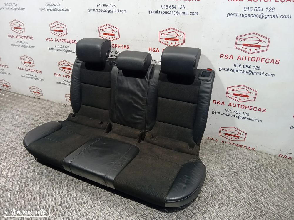 Conjunto de Bancos Audi A3 8P Sportback S-Line Pele e Tecido Original - 6