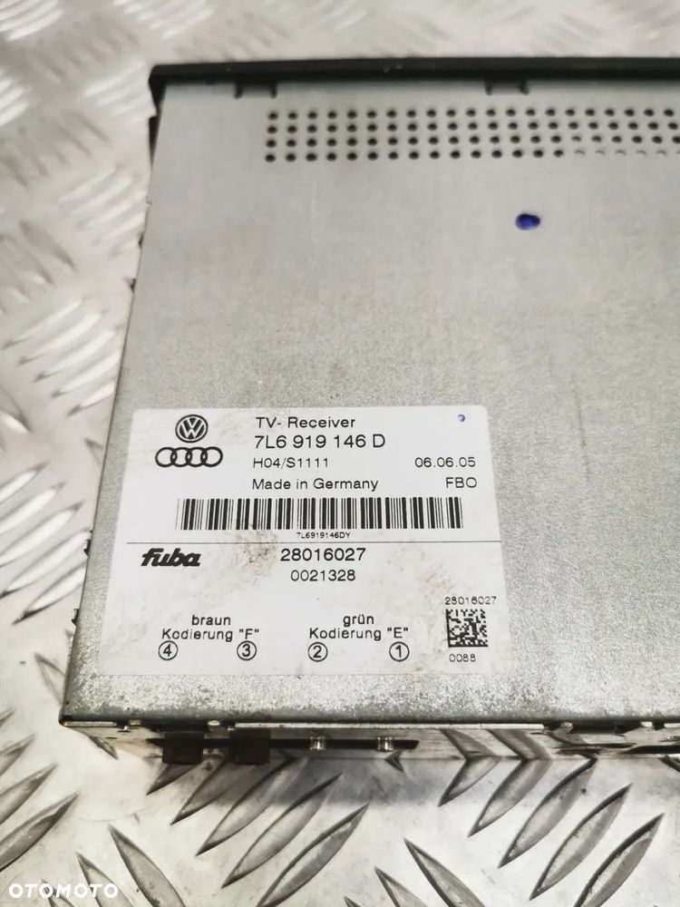 VW TOUAREG 7L 06-09R TUNER TV 7L6919146D - 2
