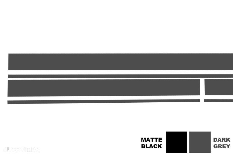 Set Stickere Gri Inchis compatibil cu Mercedes CLA W117 C117 X117 (201 - 4