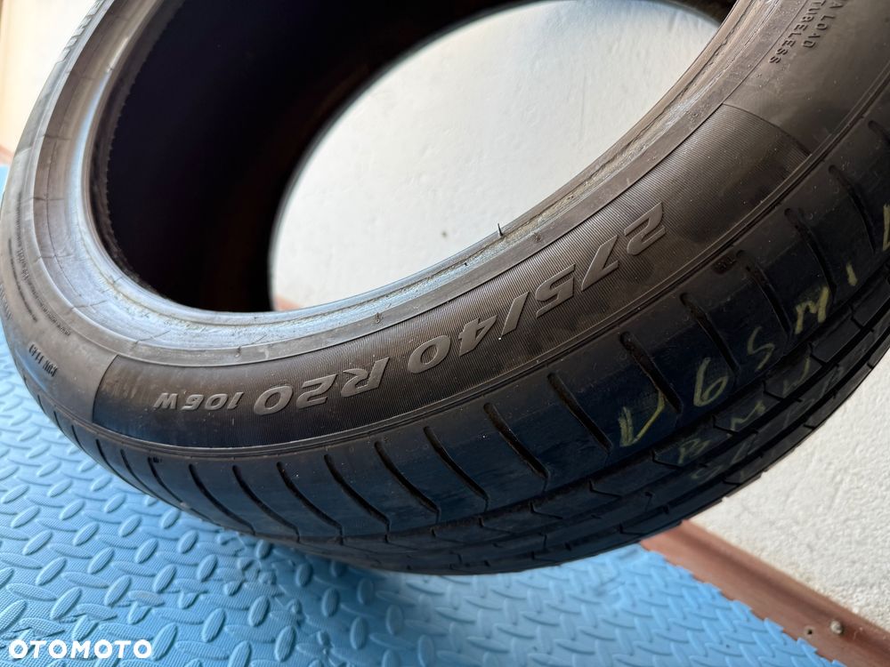 2x Pirelli P Zero (PZ4) 2022 275/40R20 106 W RUN ON FLAT - 2