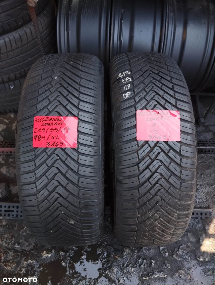 215 55 17 Continental AllSeason Contact 2szt całoroczne opony - 1
