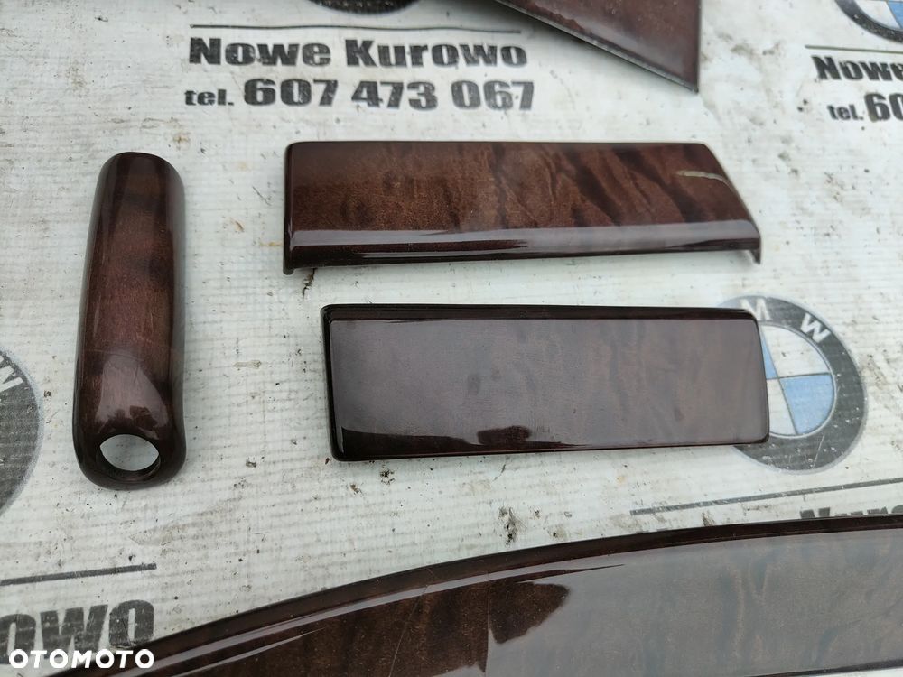 BMW E39 Dekory wnętrza listwy INDIVIDUAL kierownica drewno - 11