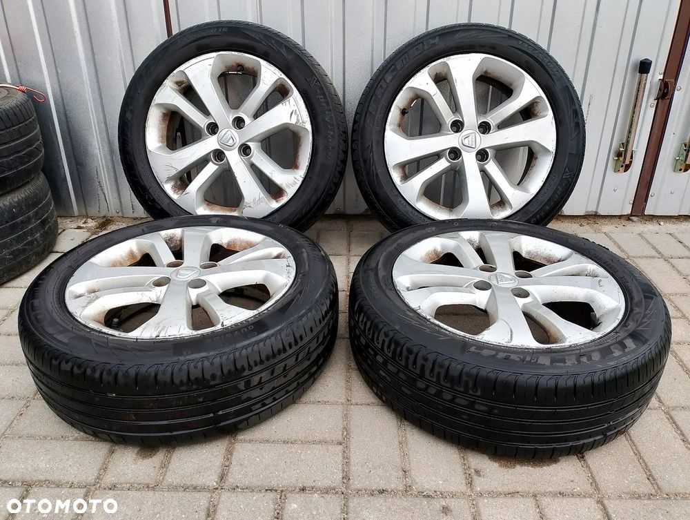 Koła Alufelgi letnie 2023r. 4x100 195/55/16 6-7mm Dacia Lodgy Dokker Sandero - 2
