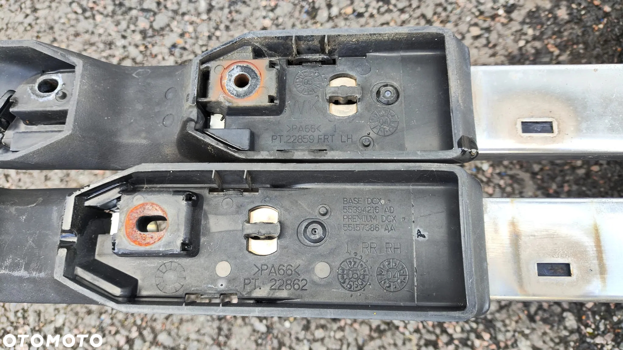 RELINGI DACHOWE KOMPLET JEEP GRAND CHEROKEE III 3 WK WH - 4