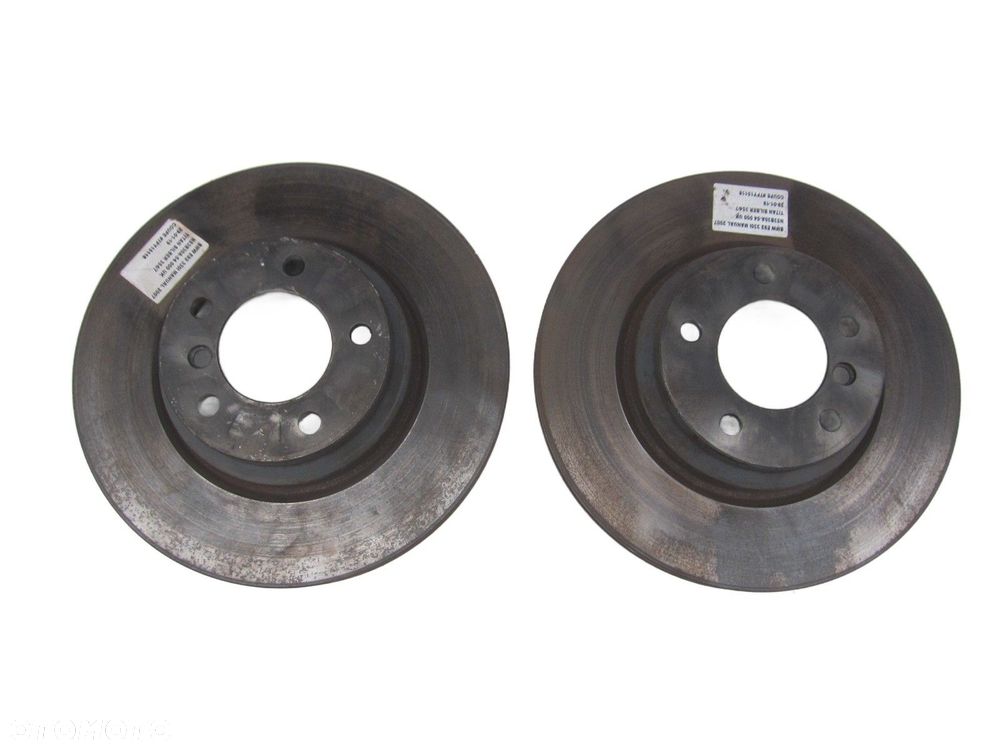 BMW E90 330i 325i TARCZE HAMULCOWE PRZEDNIE PRZÓD 33X24 34116854999 6854999 - 1