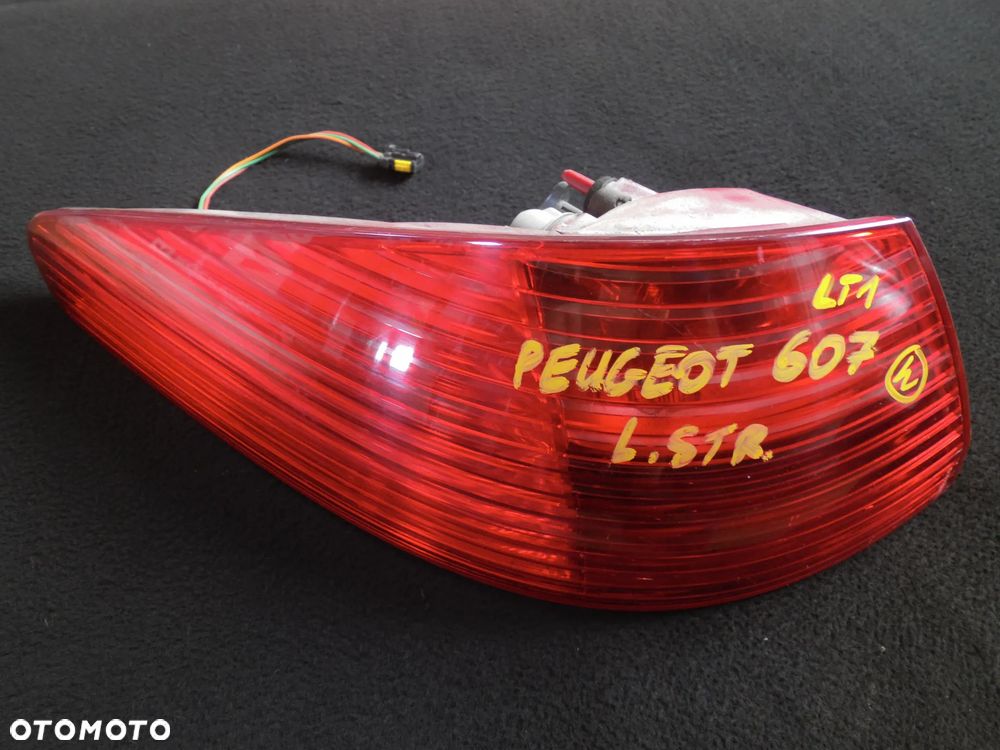 PEUGEOT 607 LAMPA TYŁ TYLNA WERSJA EUROPEJSKA LEWA POSIADAM 2 SZT - 4