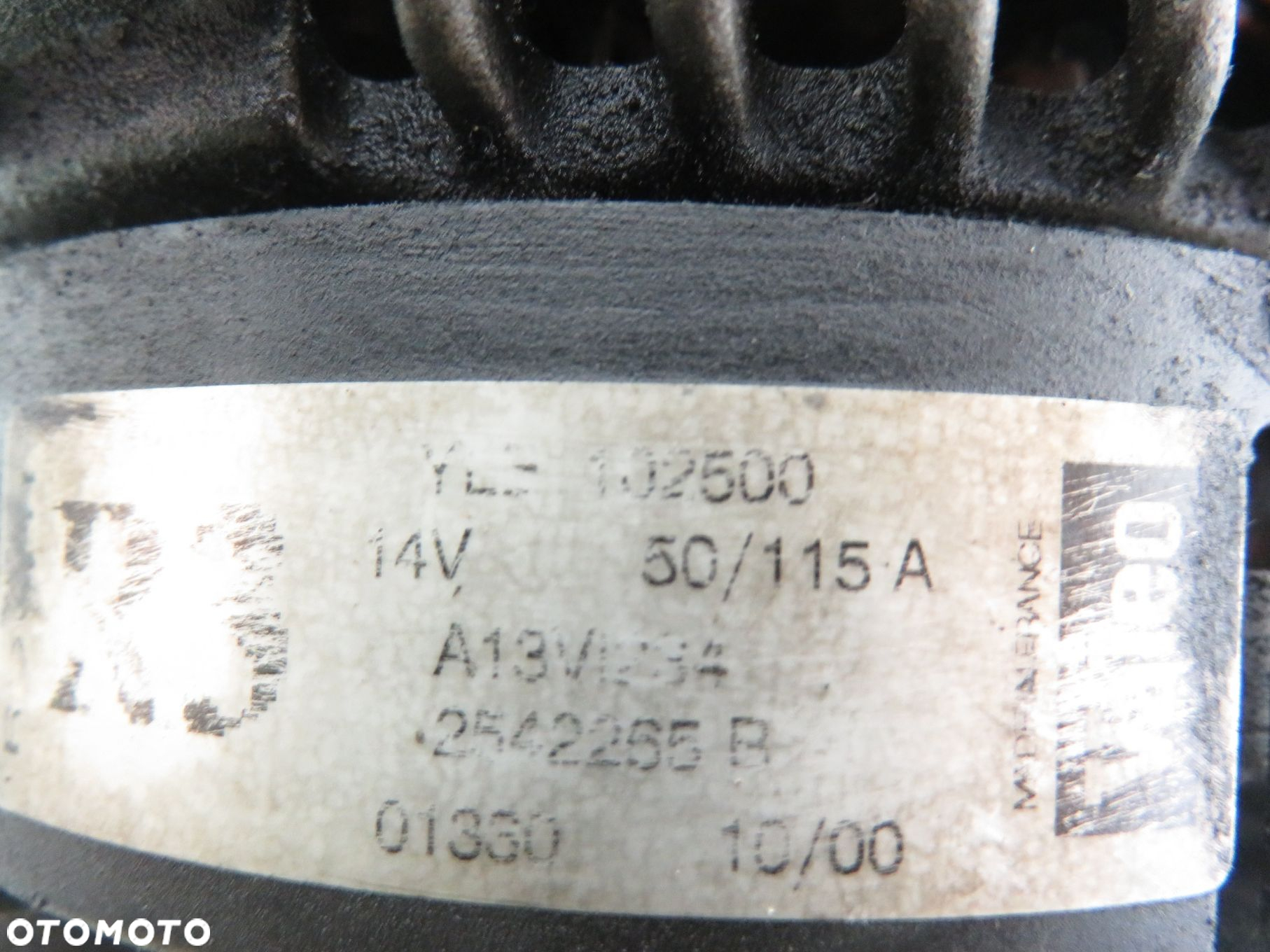 ALTERNATOR ROVER 75 (RJ) 2.0 CDT 116 - 204D2 YLE102500 - 4