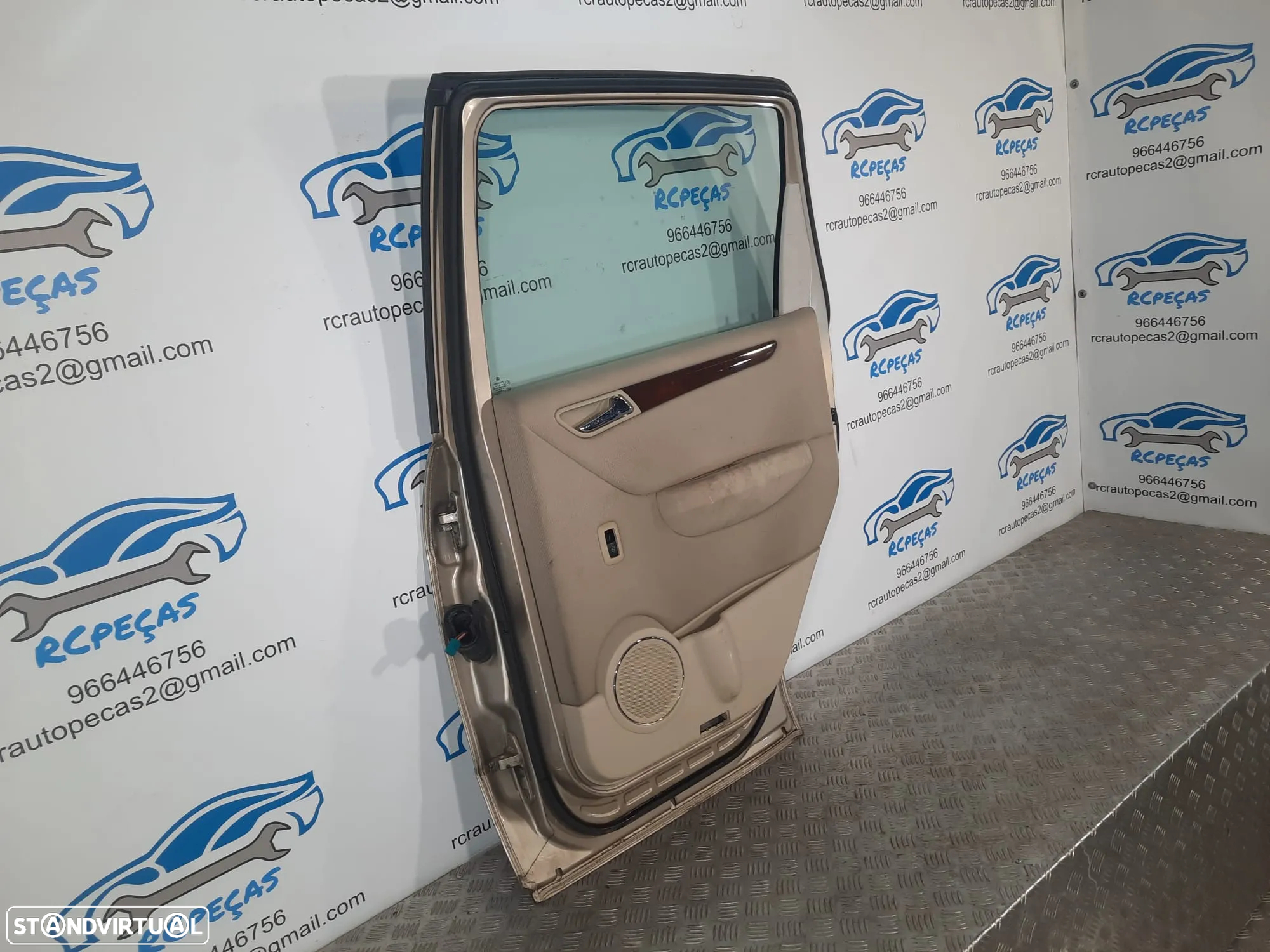 PORTA TRASEIRA TRÁS DIREITA MERCEDES BENZ CLASSE A W169 MOTOR PUXADOR VIDRO - 6