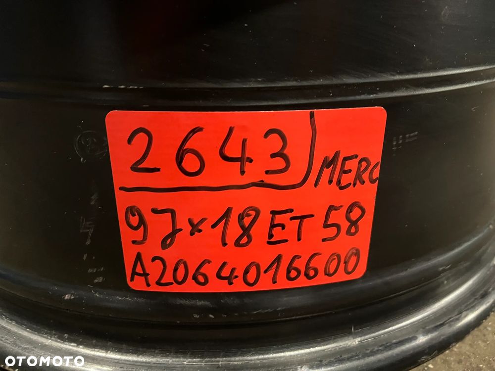 Felga Mercedes W206 C klasa 5x112 A2064016600 9 x 18 ET 58 - 3
