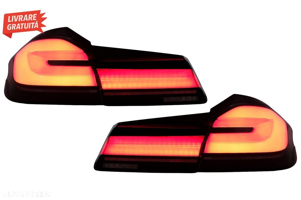Stopuri Full LED BMW Seria 5 G30 Sedan (2017-2019) LCI Design LED Static- livrare gratuita - 12