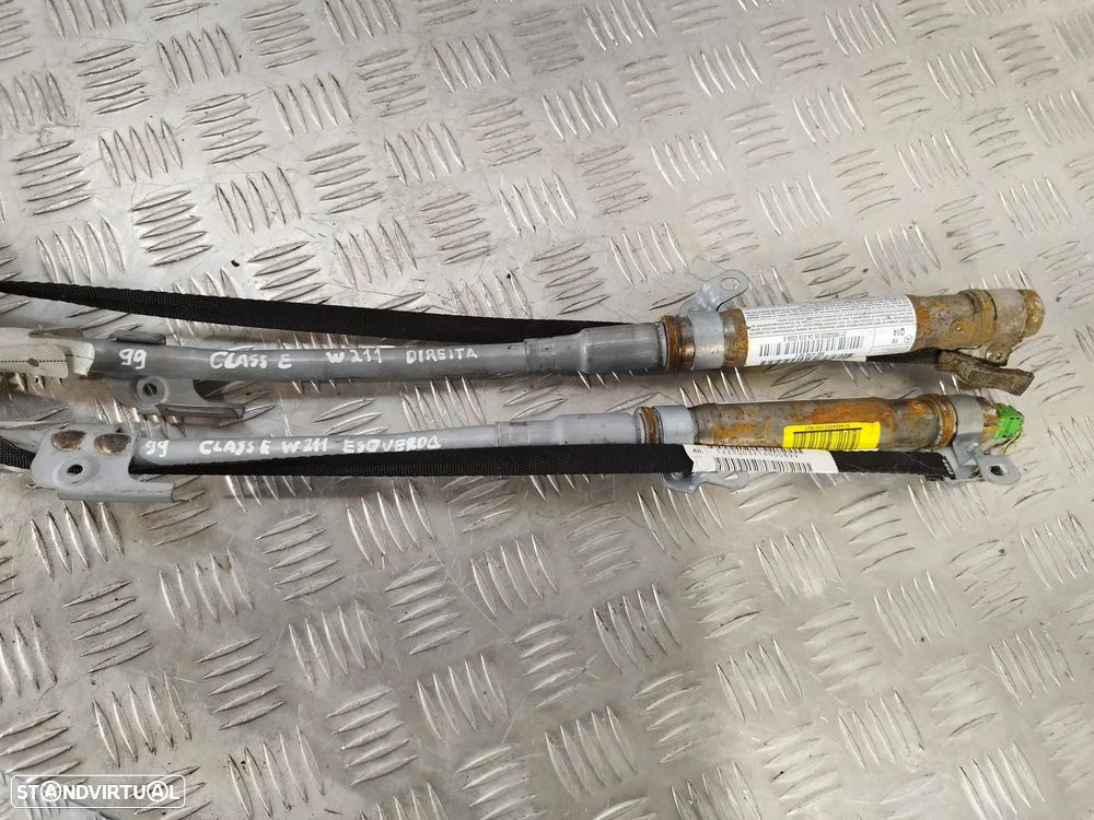 CORTINA CORTINAS AIRBAGS ESQUERDA DIREITA 2118602105  MERCEDES CLASSE E W211 - 3