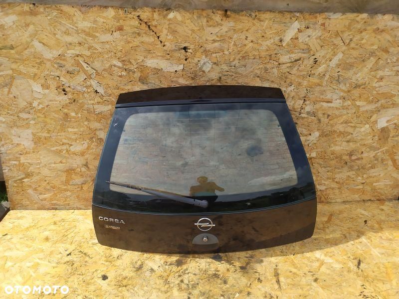 KLAPA POKRYWA BAGAŻNIKA CZARNA OPEL CORSA C - 3