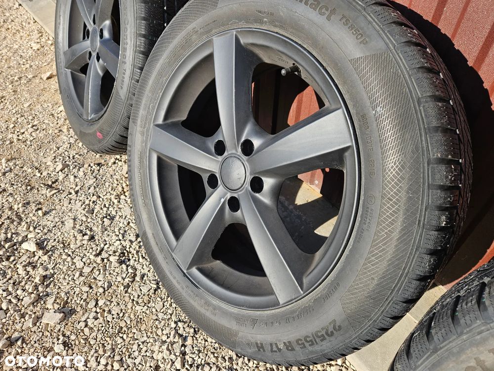 FELGI ALUMINIOWE FELGA KOŁA OPONY 17  7 J  ET 40 5X112 225 55 17 CONTINENTAL WINTER CONTACT TS850P SKODA VOLKSWAGEN - 4