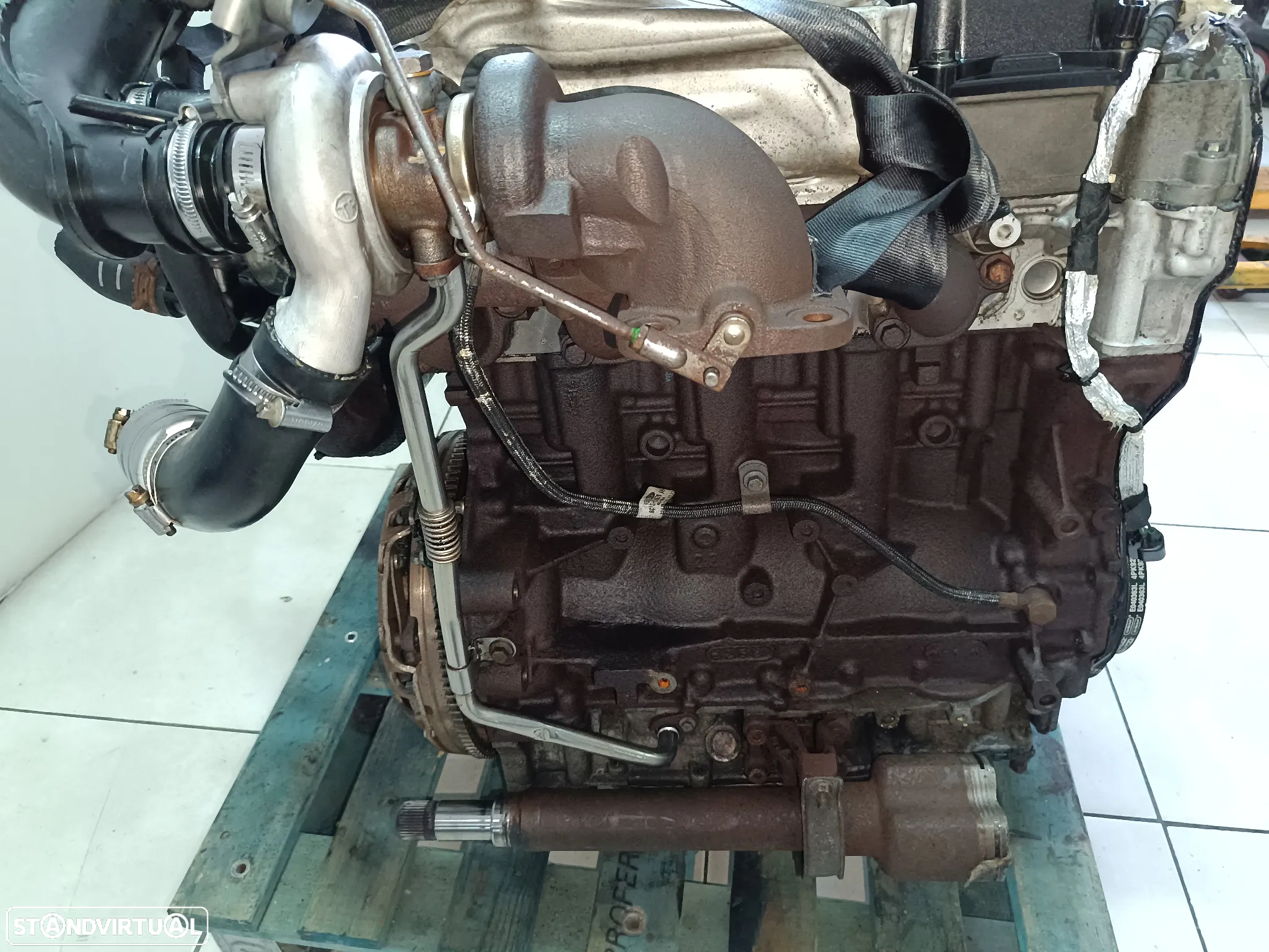 Motor Ford Transit 2.2TDCI 85cv P8FA  caixa 5 velocidades 6C1R 7002 AB - 7