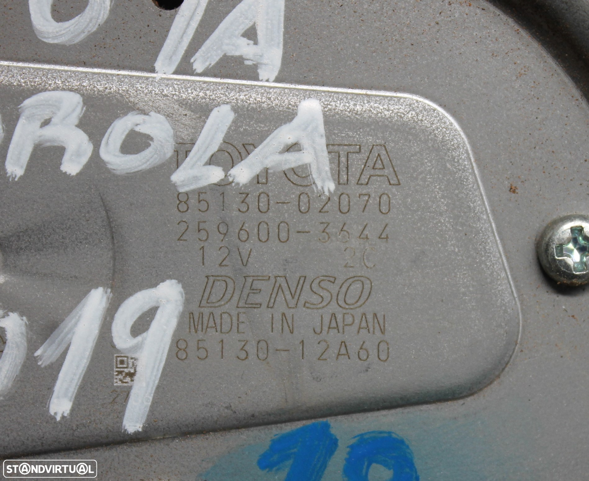 MOTOR LIMPA PARA-BRISAS TOYOTA COROLLA - 4