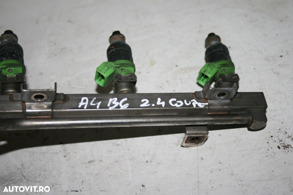 Injectoare Rampa Injectoare Audi A4 B6 A6 4F C6 2.4 Benzina Motor BDV - 3