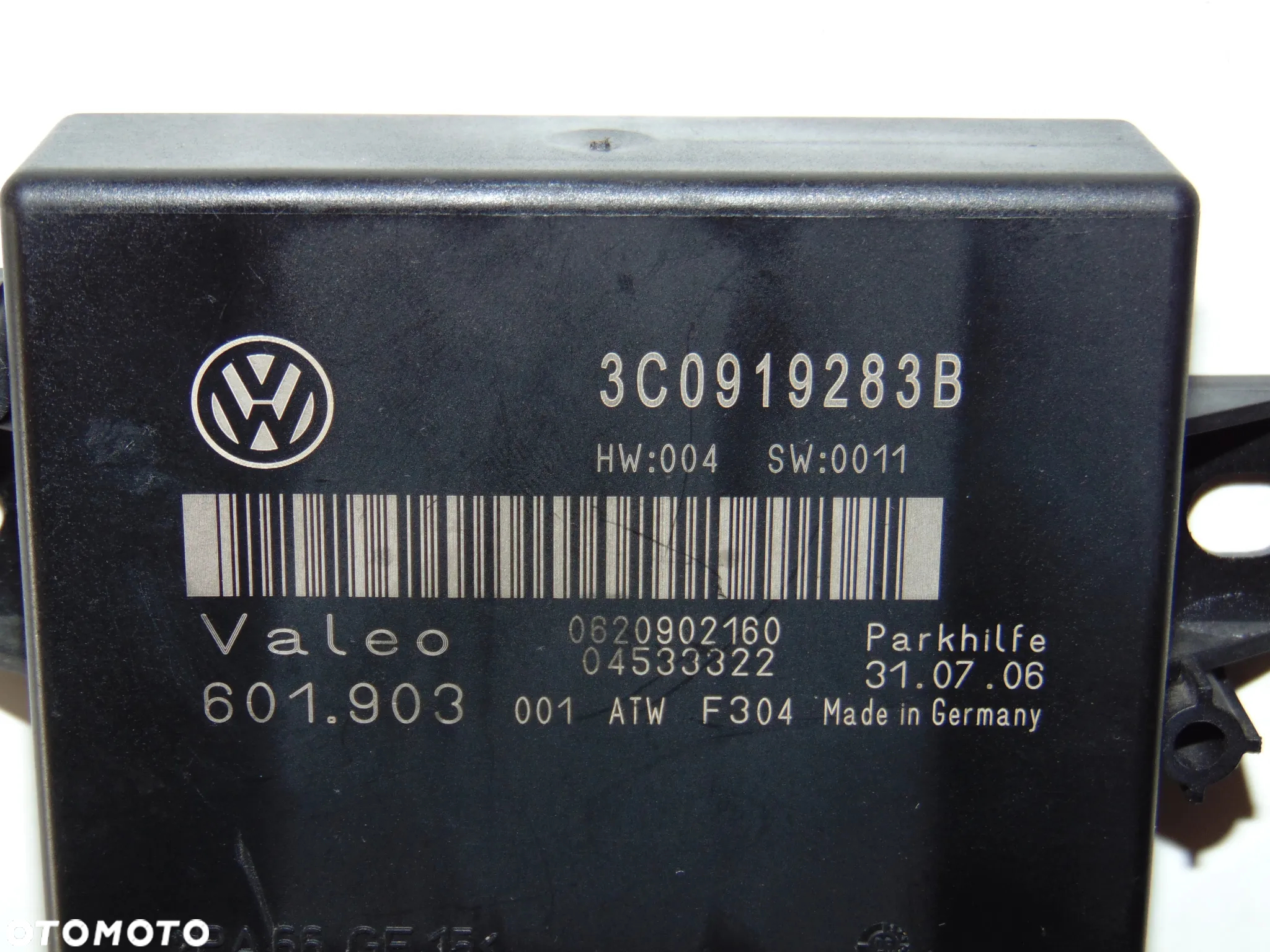 ORYGINAŁ moduł sterownik PDC parkowania cofania 3C0919283B Volkswagen Passat B6 , 05-10r - 2