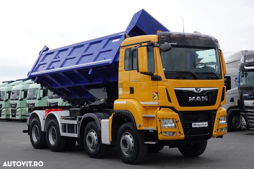 MAN TGS 35.500 / 8x4 / BASCULANTE / HYDROBURTA / BORDMATIK / NAVI / 2019 - 8