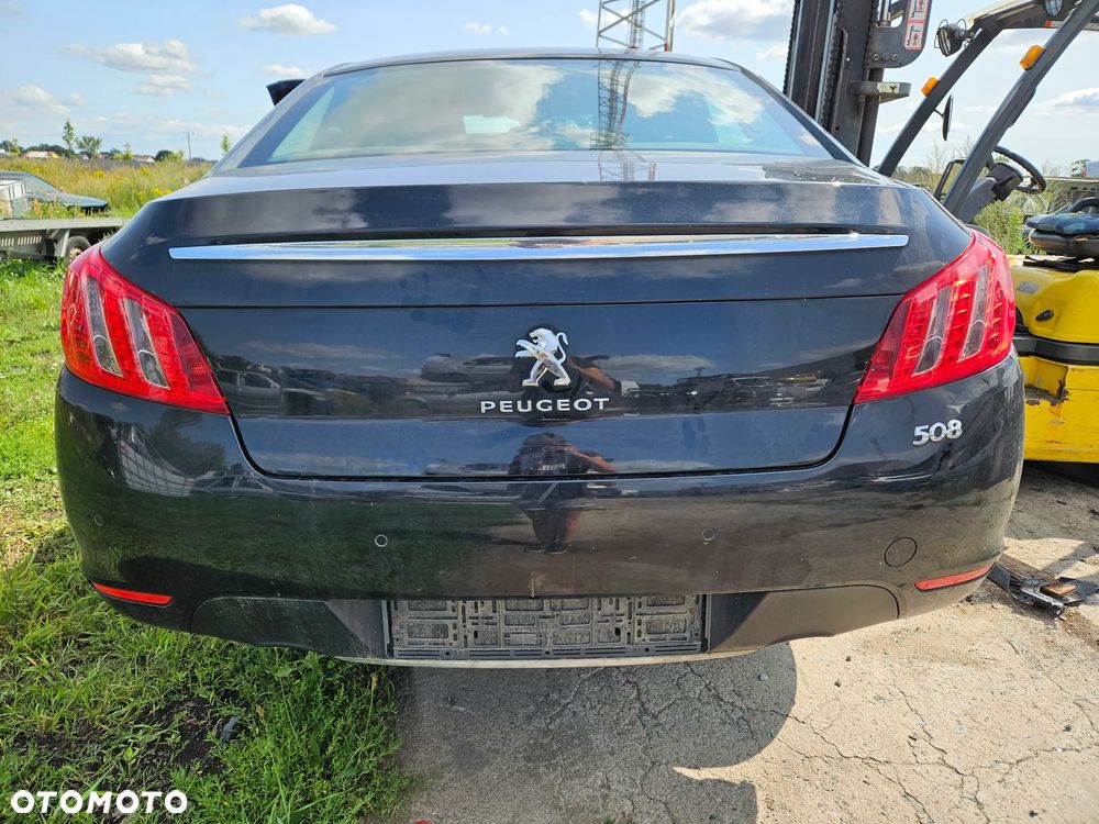 Zderzak tył tylny pod PDC Peugeot 508 I sedan 2012r KTVD - 1