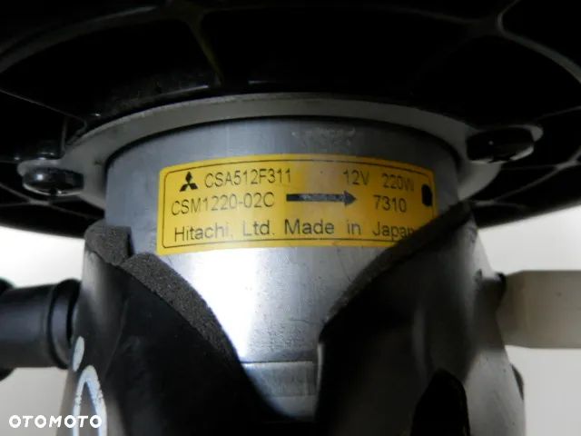 WENTYLATOR DMUCHAWA NAWIEWU NR.6 SUZUKI VITARA GRAND VITARA 07-> CSA512F311 CSM1220-02C - 9