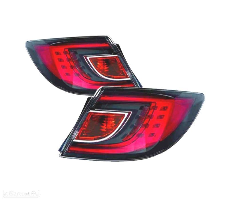 FAROLINS PARA MAZDA 6 4P 5P 07-09 VERMELHO - 1