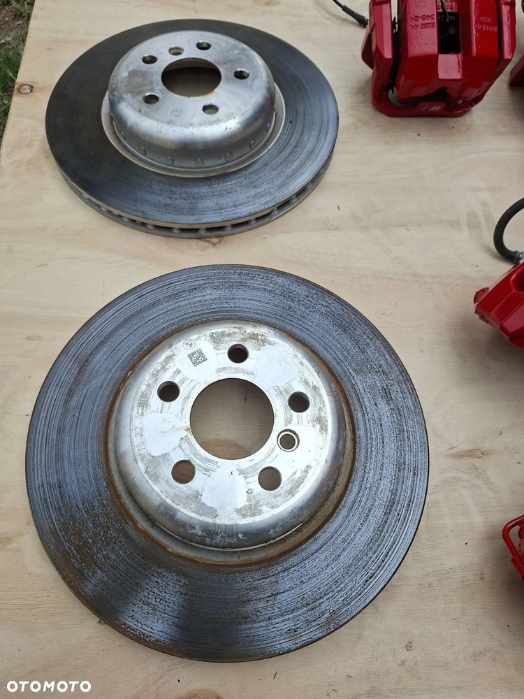 BMW 4 440ix g22 Tarcze 374mm OEM BMW plus klocki OEM plus zaciski M Czerwone komplet - 8