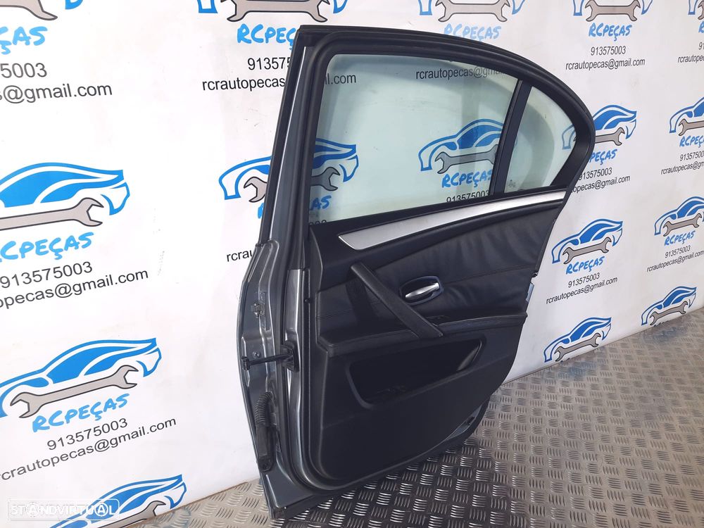 PORTA PORTAS TRASEIRA TRÁS DIREITA 41527202342 7202342 BMW SERIE 5 E60 SEDAN CARRO FECHO ELEVADOR MOTOR PUXADOR VIDRO - 4