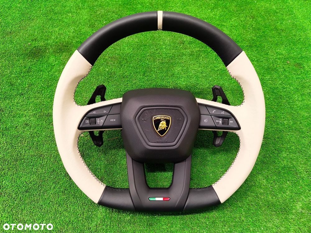 LAMBORGHINI URUS KIEROWNICA ŁOPATKI CZARNA NIĆ - 2