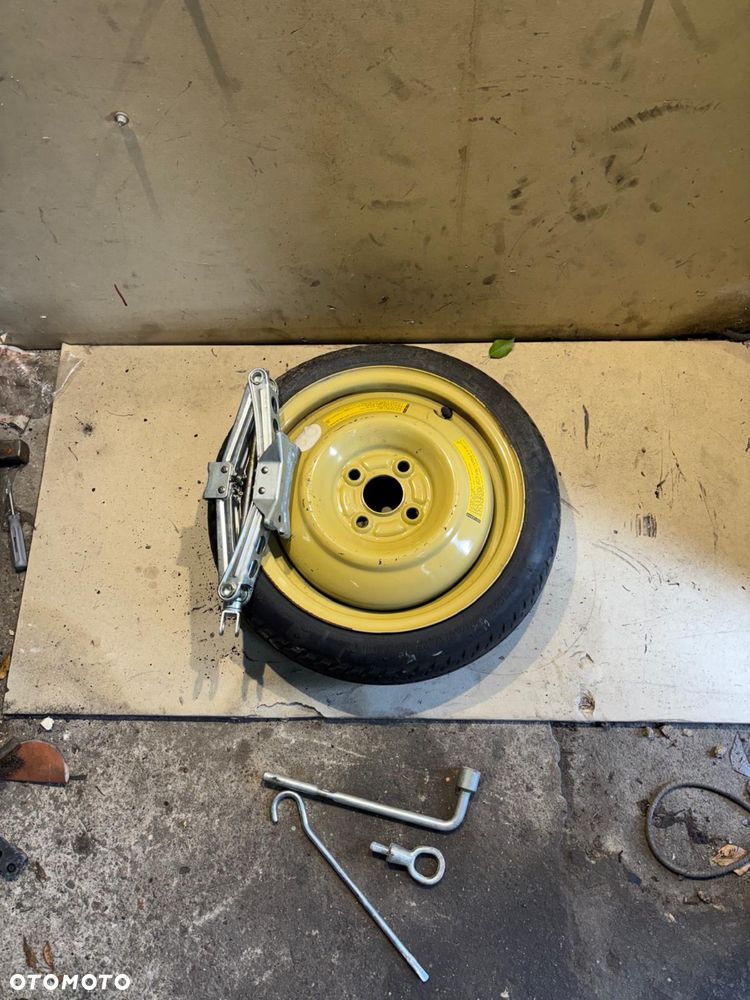 Koło dojazdowe T115/70D14 lewarek klucz 4x100 Honda jazz II yaris