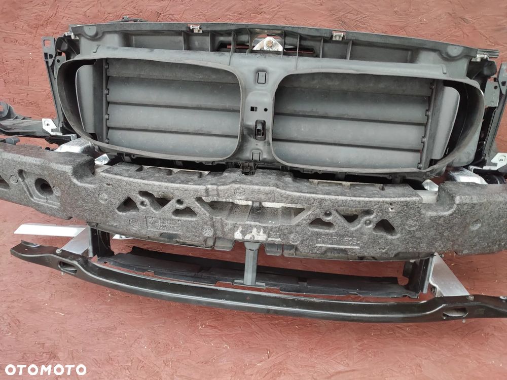 BMW F10 / F11 / F10N / F11N ORYGINALNY KOMPLETNY PAS PRZEDNI + WLOTY POWIETRZA / WZMOCNIENIE CZOŁOWE / BELKA ZDERZAKA / WIĄZKA LAMP O NR. 4 875 530 / 7 200 705 / 7 200 707 / 4 874 105 / 7 224 662 OEM - 4