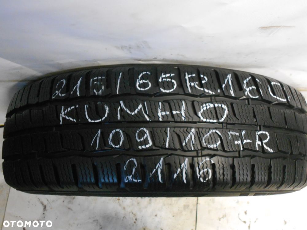 OPONA POJEDYNKA 215/65R16C KUMHO WINTER PORTRAN CW51 DOT 2116 10MM - 1