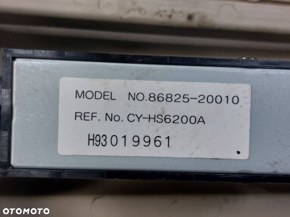 PANEL STEROWANIA TOYOTA AVENSIS T25 86825-20010 - 4