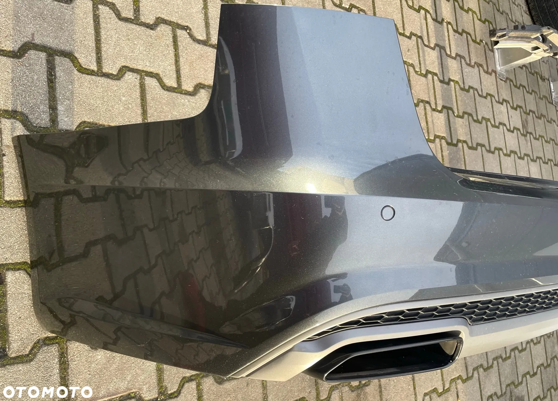 Audi A6 C7 4G Avant S-Line zderzak tył tylny LZ7S kompletny wydechy - 3
