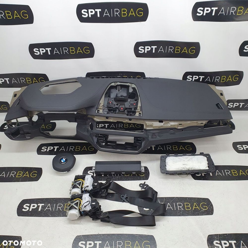 BMW G30 G31 HEAD UP NITKA DESKA ROZDZIELCZA KONSOLA KOKPIT PULPIT PODUSZKI AIRBAG AIR BAG PASY KIT SET - 1