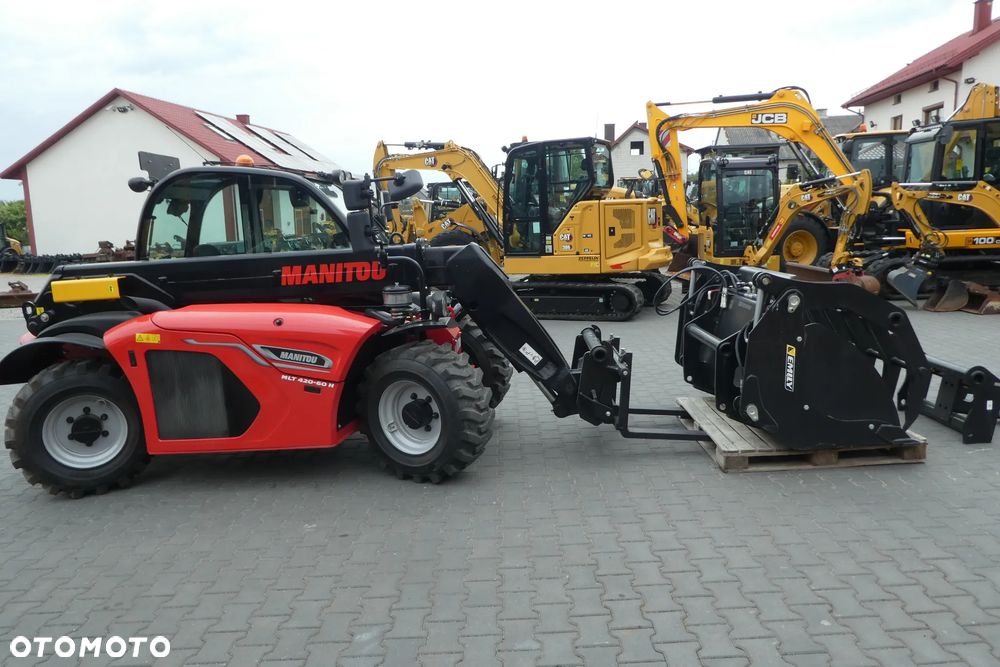 Manitou MLT 420-60M WIDŁY ŁYŻKA KROKODYL ZAWIESIE - 4