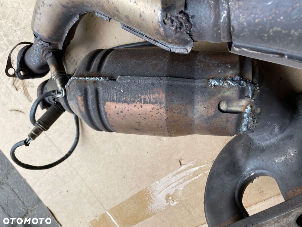 kolektor wydechowy katalizator bmw e46 2.0 2.3 2.8 i m52 tu komplet - 6
