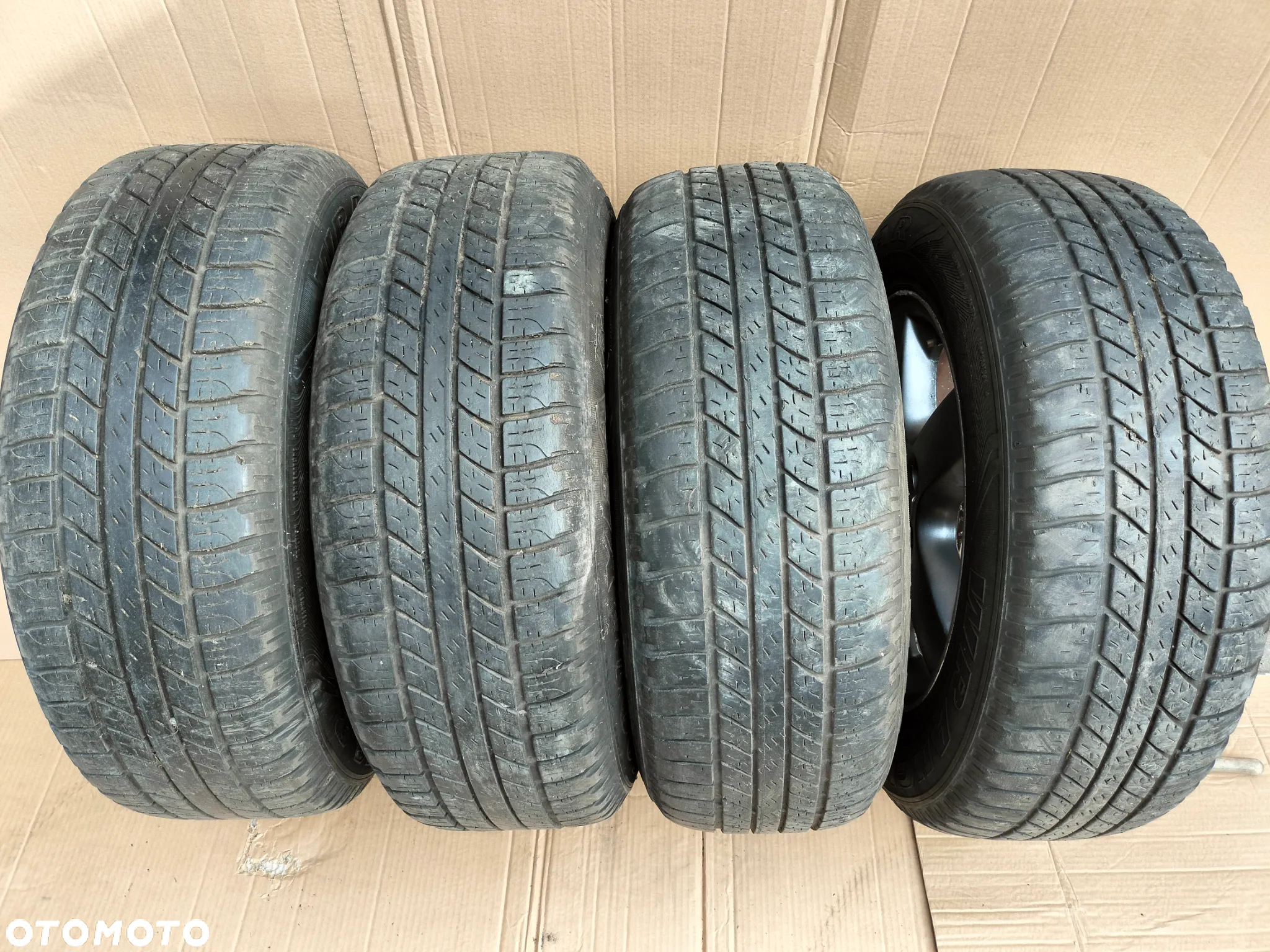 JEEP GRAND CHEROKEE II WJ KOŁA FELGI ALUMINIOWE 17 5X127 OPONY GOOGEAR WRANGLER 235/67 R17 104V - 11