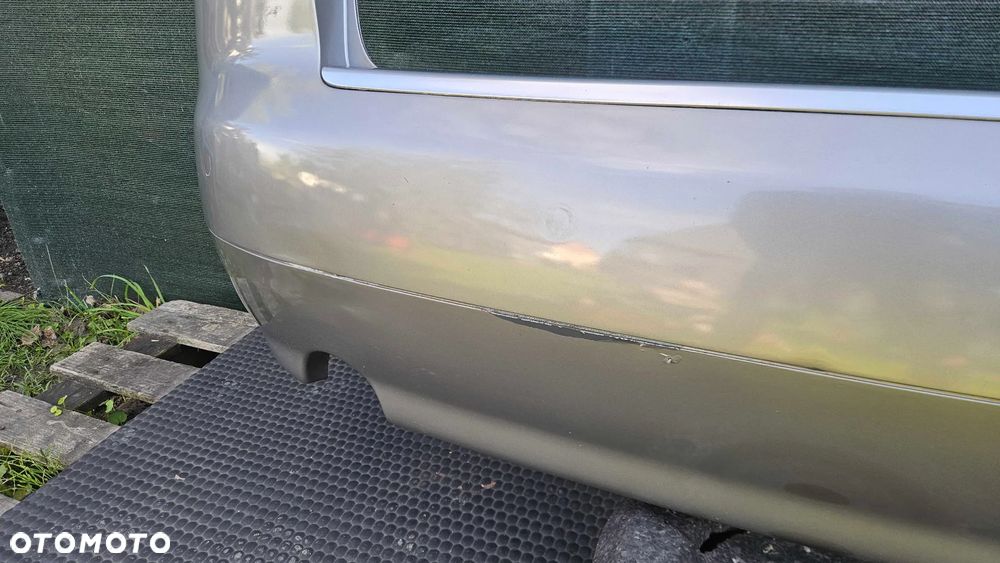 Zderzak Tył Tylny Szary Dwa Wydechy 2 Rury Listwa Chrom Dokładka Audi A4 B6 Sedan - 8