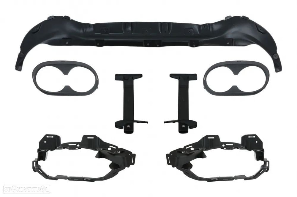 Difusor com Ponteiras Mercedes GLB X247 SUV (2020 em diante) Look 45 S - 12