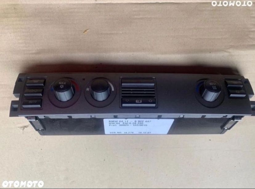 6922447 Panel sterowania nawiewu klimatyzacji bmw 7 e65 e66 - 2