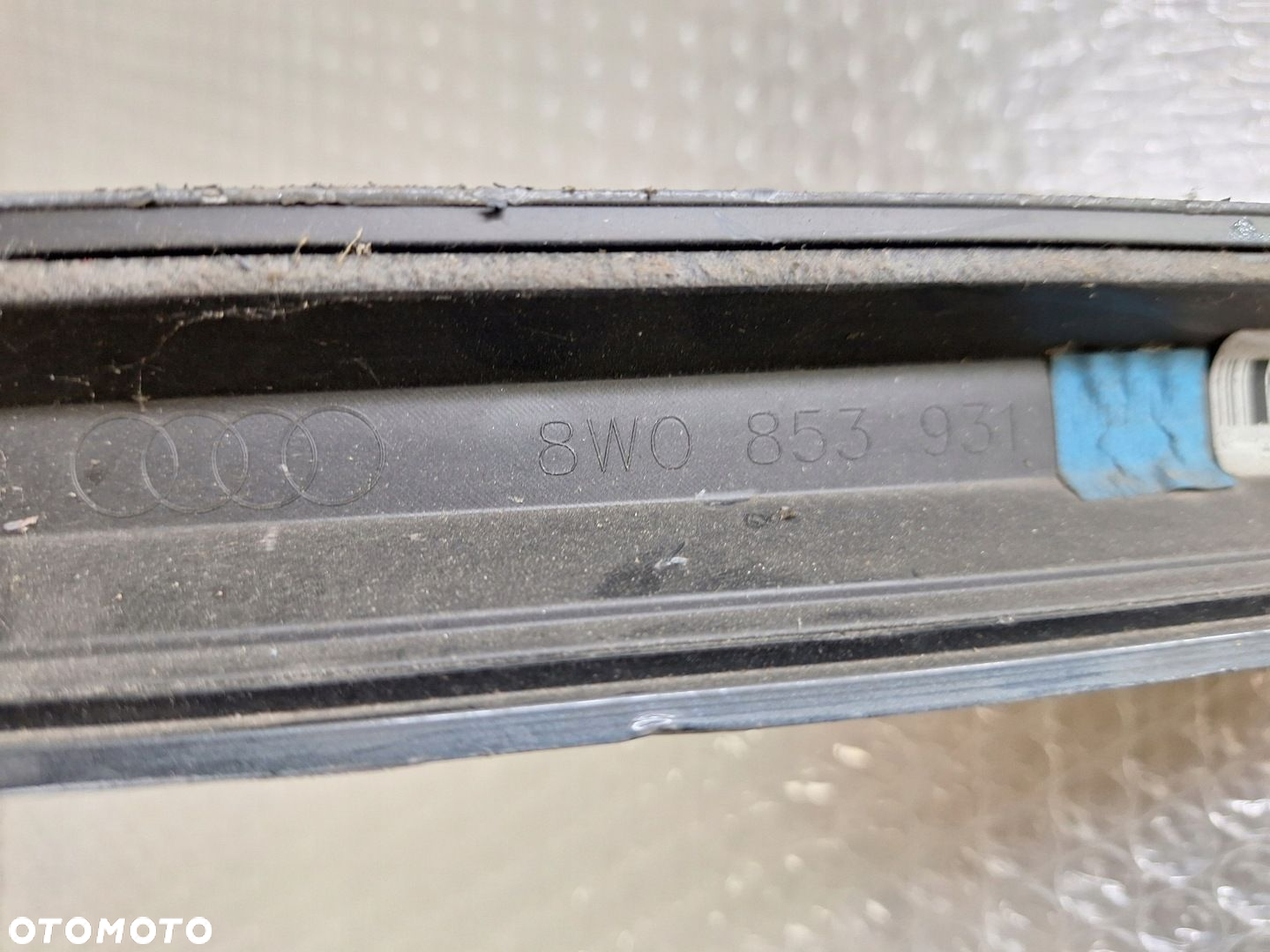 PRÓG LISTWA PROGOWA LEWA OSŁONA NAKŁADKA AUDI A4 8W 8W0 B9 2017- S-LINE OE - 4
