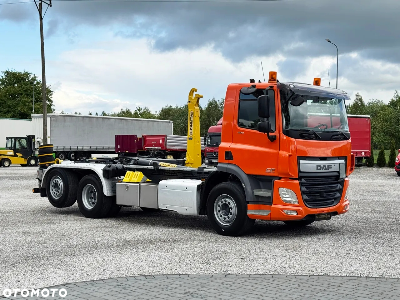 DAF CF 400 / 6X2 / HAKOWIEC / ZABUDOWA PALFINGER - 20 000 KG / Z NIEMIEC - 9