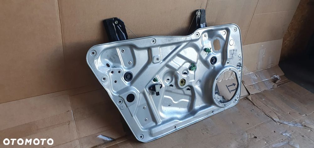 Mechanizm podnośnik szyby lewy przód przedni VW Tiguan I Lift 5N1837729G - 4