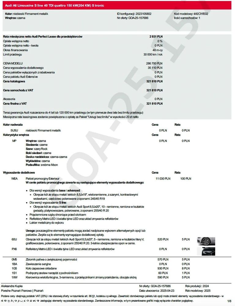 Audi A6 Limousine 40 TDI mHEV Quattro S tronic - 6