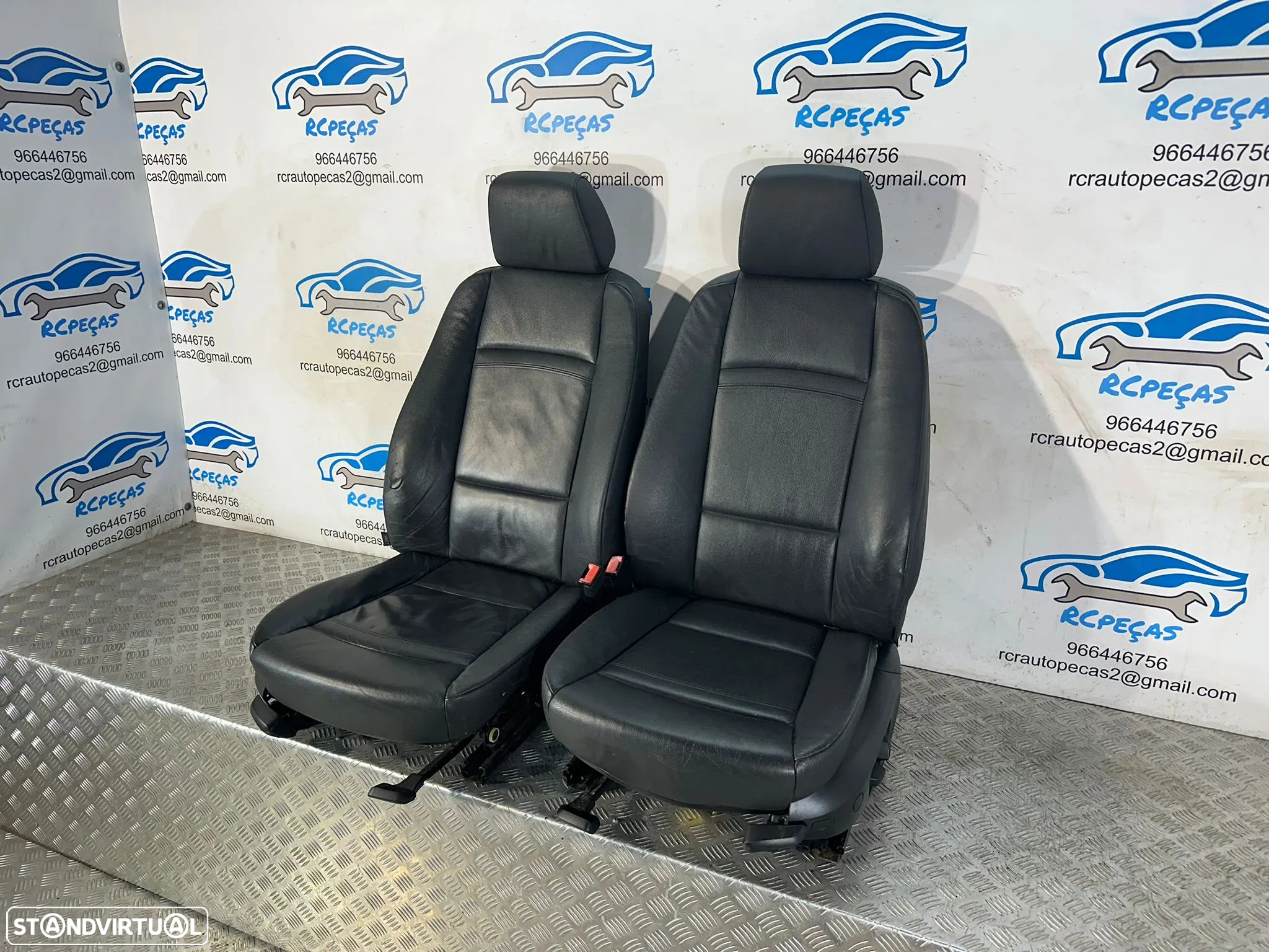 Conjunto Bancos Pele Eletricos Frente Frontal BMW Serie 3 Coupe e92 2006 - 2012 - 4