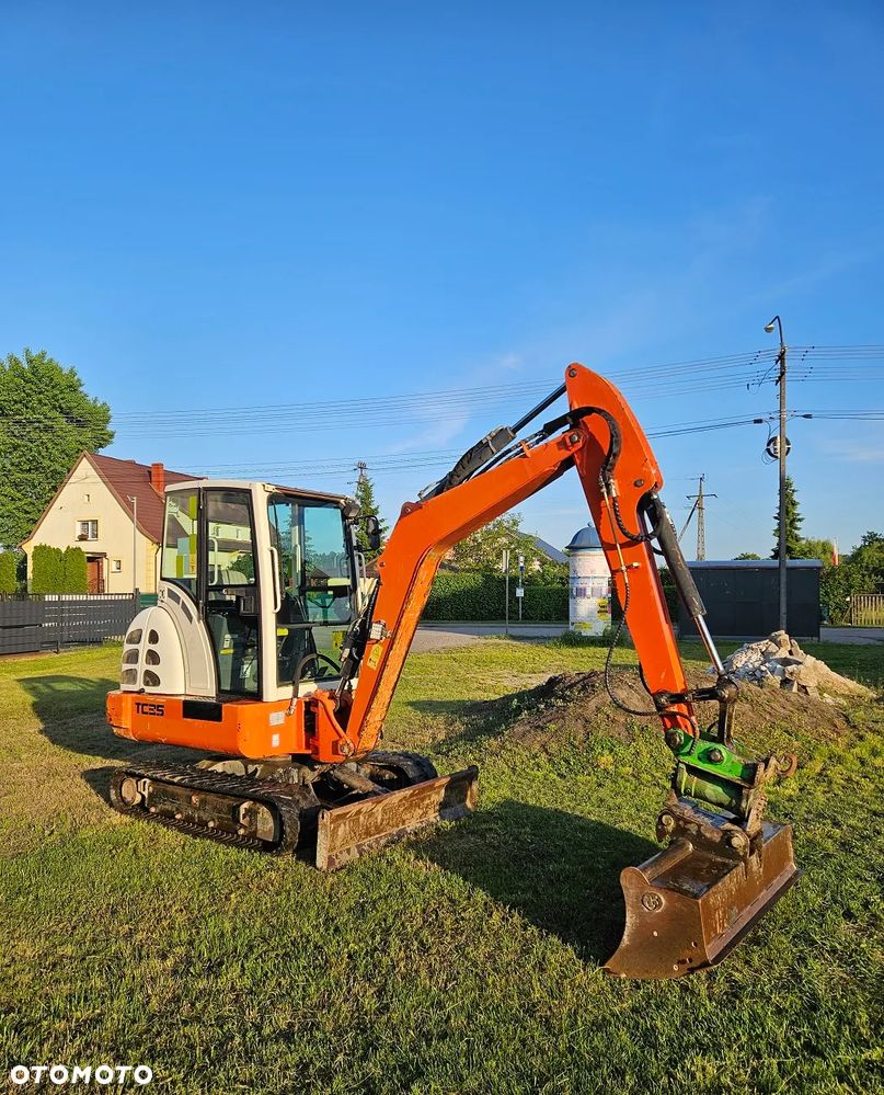 Terex TC35, ROTOTILT, 2 x Łyzka,  Import Niemcy, nie eksploatowana w PL, 1 reka!  Faktura VAT - 2