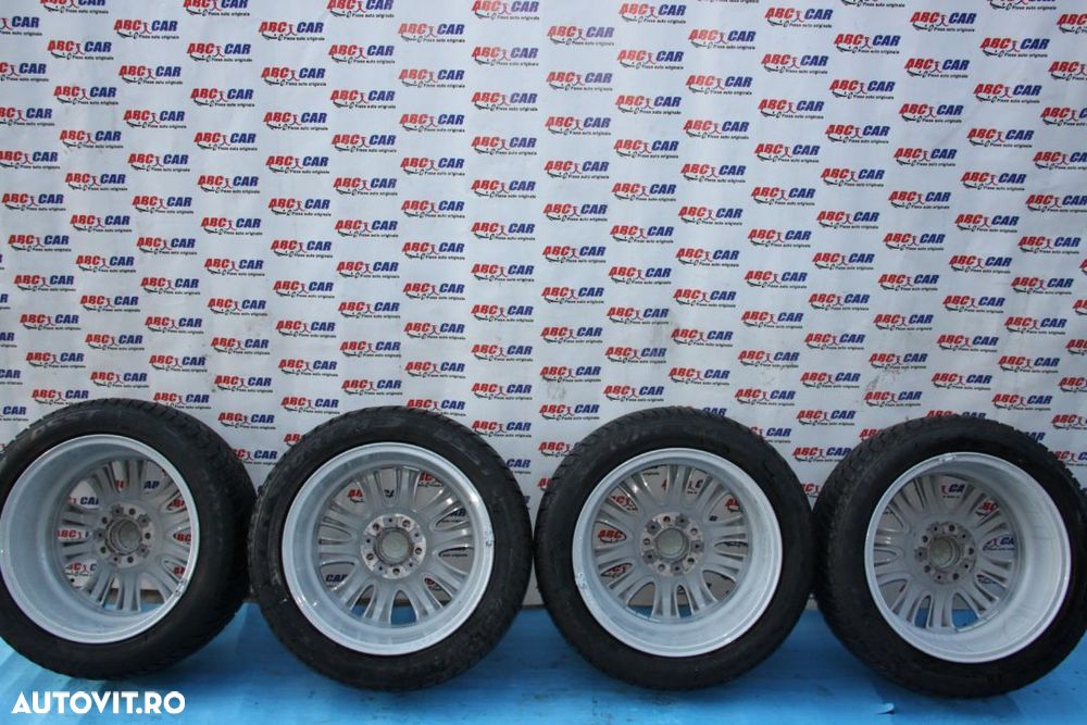 Jante Aliaj Aluminiu Roti BMW Seria 5 E60 / E61 225/50 R17 / 71/2Jx17EH2 5x120 DUNLOP M+S DE IARNA  COD: 6758775 / 0544070 - 9