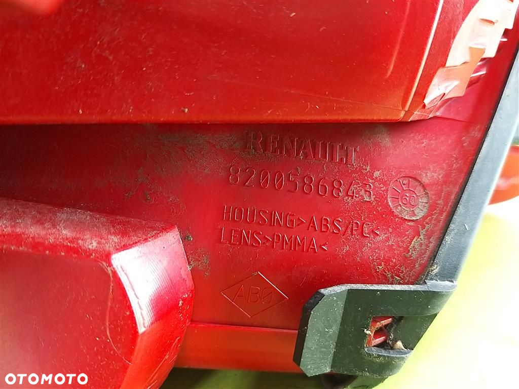 Lampa lewa tylna tył Renault Clio III KOMBI 2005-2012 MAKO 8200586843 - 5