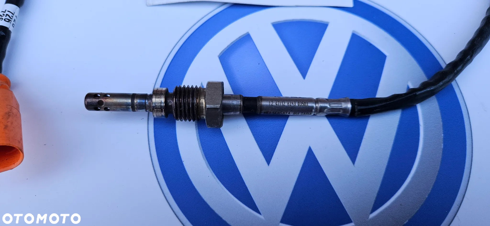 VW Golf VII 7 1.6 TDI 105 KM CLH CLHA czujnik temperatury spalin Sonda 04L906088B - 2