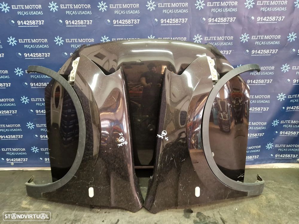 Frente completa usada NISSAN QASHQAI J10 1.6 capot parachoques guardalamas oticas radiadores - 7